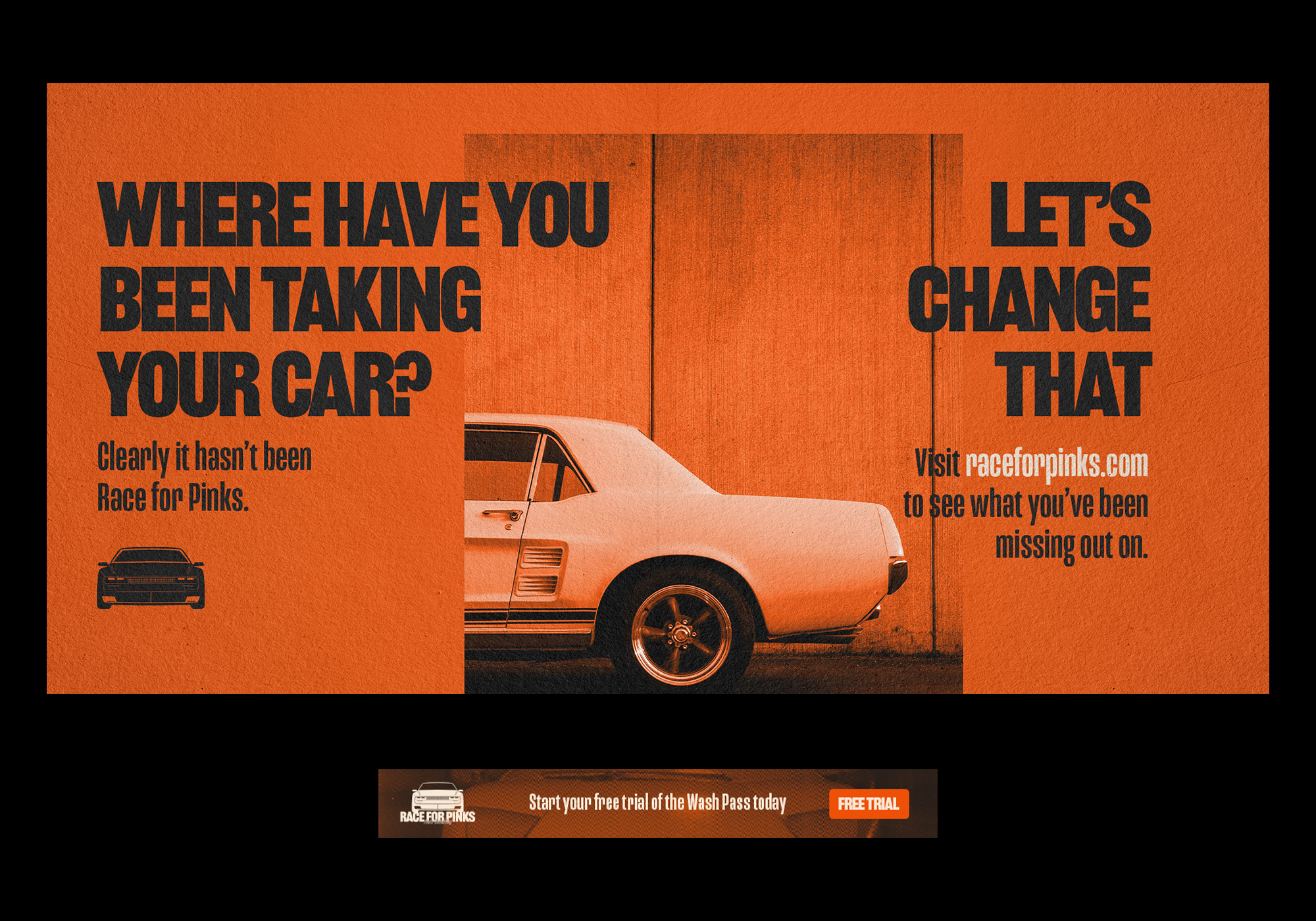 Race For Pinks Carousel Instagram Post and Web Banner