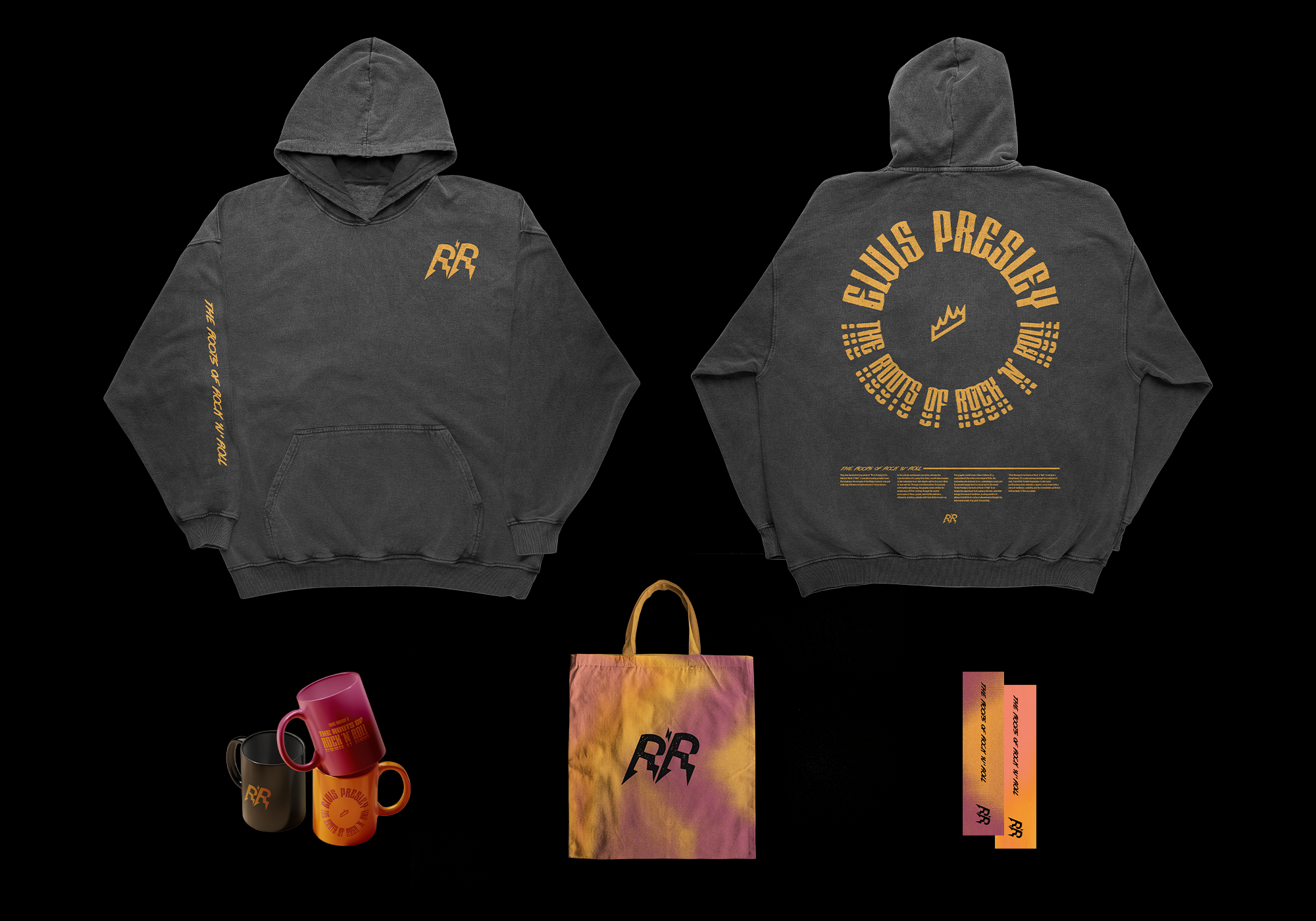 The Roots of Rock Hoodie and Secondary Items